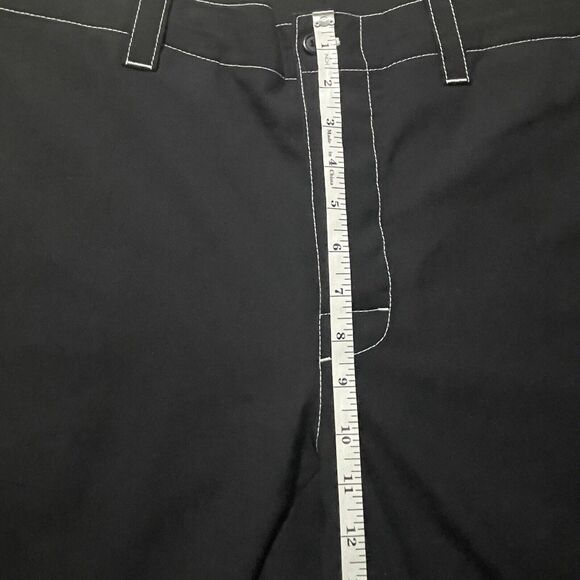 Prada Milano Pants Men 34x30 Black Contrast Stitch Lightweight Button Fly Modern - Picture 12 of 14